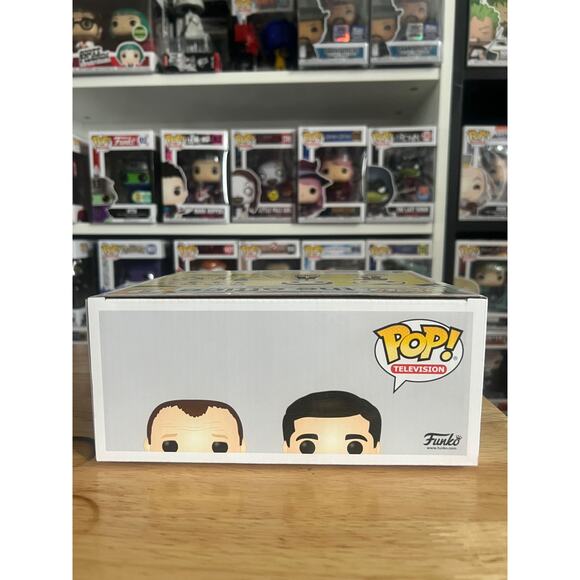 VAULTED Toby vs. Michael The Office Funko Pop 2-Pack Television Scott Flenderson - Picture 5 of 6